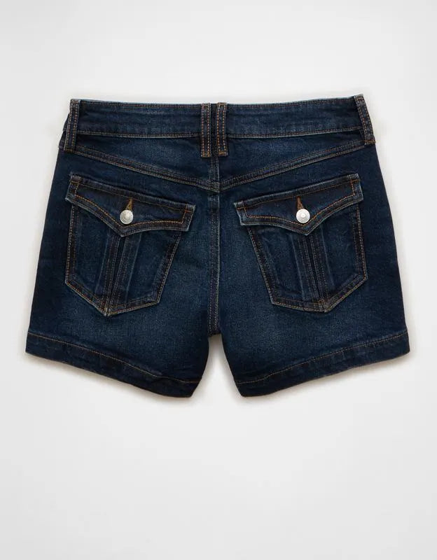 AE Stretch Low-Rise Perfect Denim Midi Short