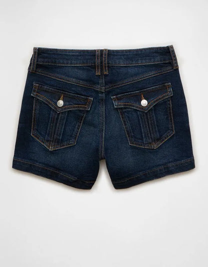 AE Stretch Low-Rise Perfect Denim Midi Short