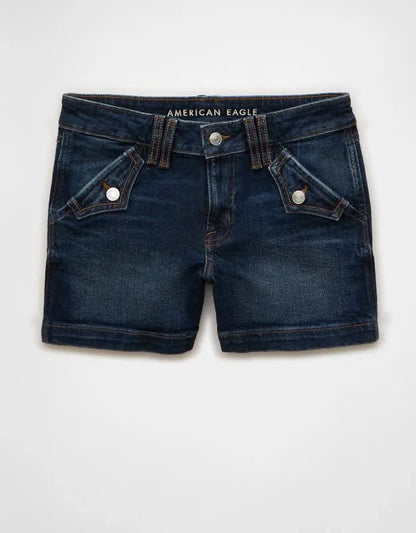 AE Stretch Low-Rise Perfect Denim Midi Short