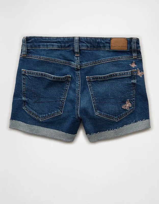 AE Stretch Low-Rise Perfect Denim Midi Short