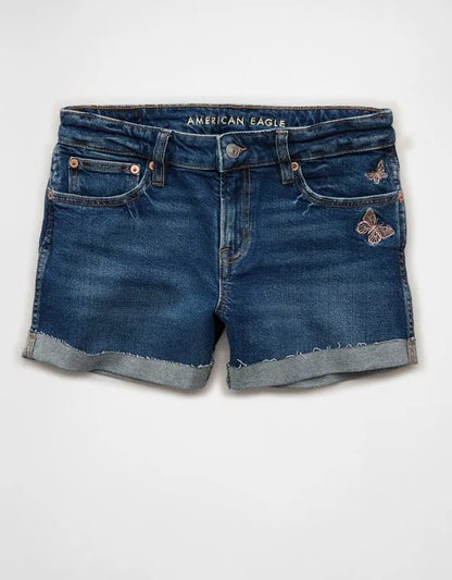 AE Stretch Low-Rise Perfect Denim Midi Short