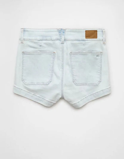 AE Next Level Ripped High-Waisted Denim Short Short