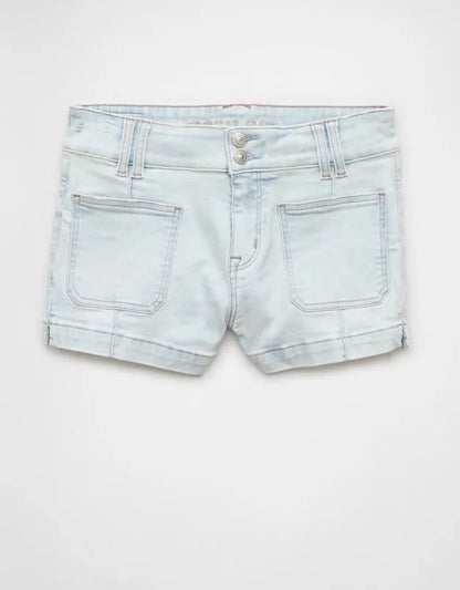 AE Next Level Ripped High-Waisted Denim Short Short