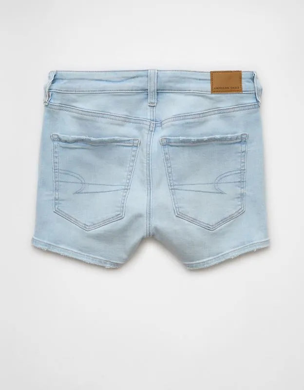 AE Next Level High-Waisted Denim Short Short