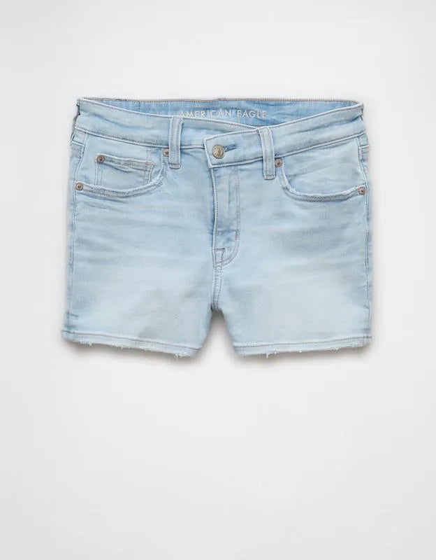 AE Next Level High-Waisted Denim Short Short