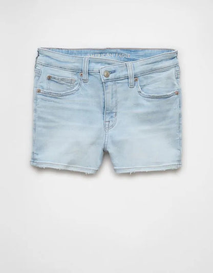 AE Next Level High-Waisted Denim Short Short