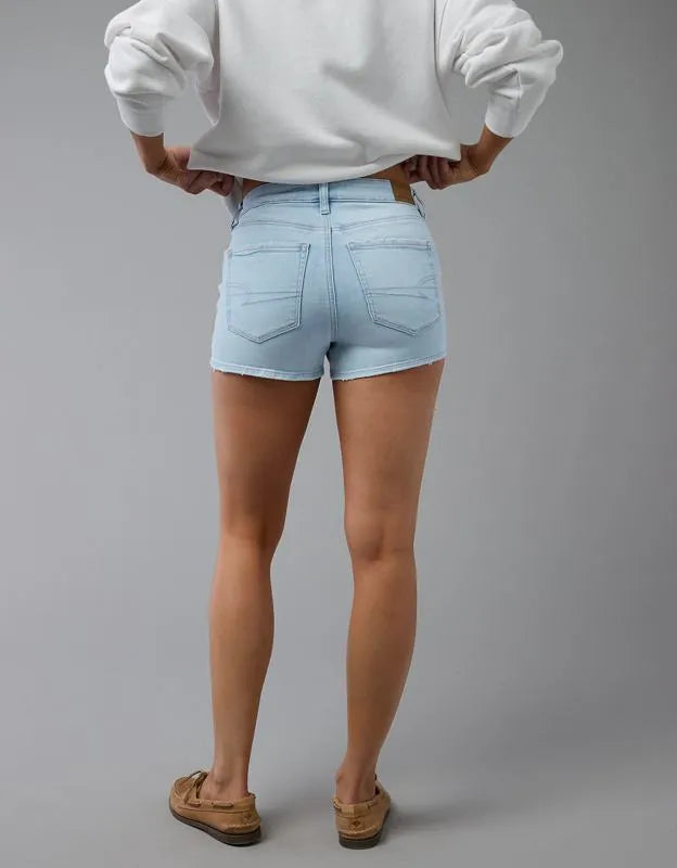AE Next Level High-Waisted Denim Short Short