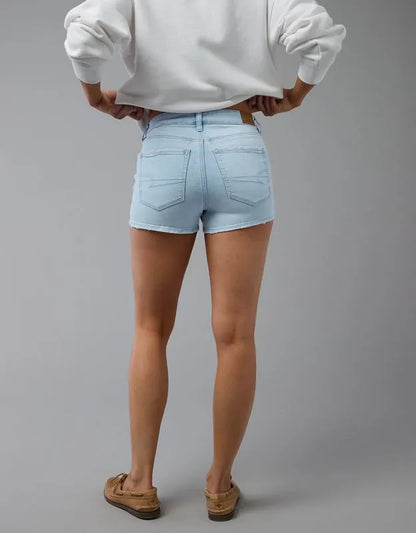 AE Next Level High-Waisted Denim Short Short