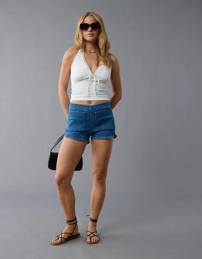 AE Next Level Denim Micro Short