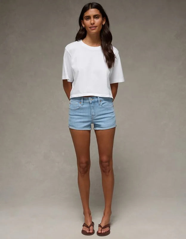 AE Next Level Stretch High-Waisted Shortie