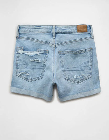 AE Strigid Super High-Waisted Relaxed Denim Short