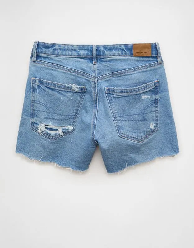AE 3" Strigid Super High-Waisted Relaxed Denim Short