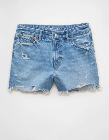 AE 3" Strigid Super High-Waisted Relaxed Denim Short