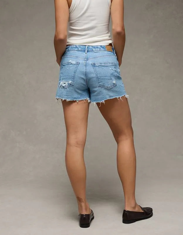 AE 3" Strigid Super High-Waisted Relaxed Denim Short