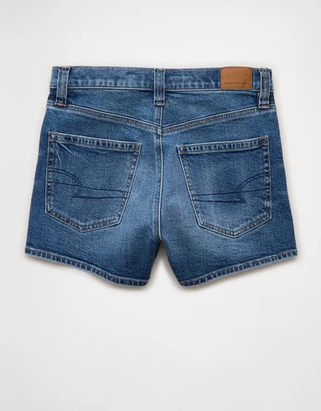 AE Strigid Super High-Waisted Relaxed Denim Short