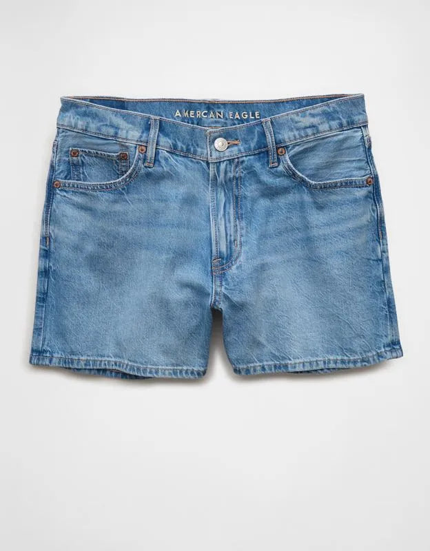 AE Strigid Super High-Waisted Relaxed Denim Short