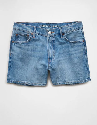 AE Strigid Super High-Waisted Relaxed Denim Short