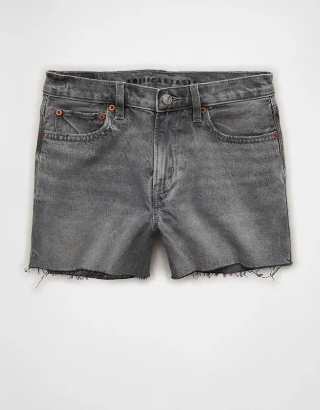 AE Strigid Super High-Waisted Relaxed Denim Short