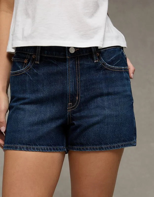 AE 3" Strigid Super High-Waisted Relaxed Denim Short