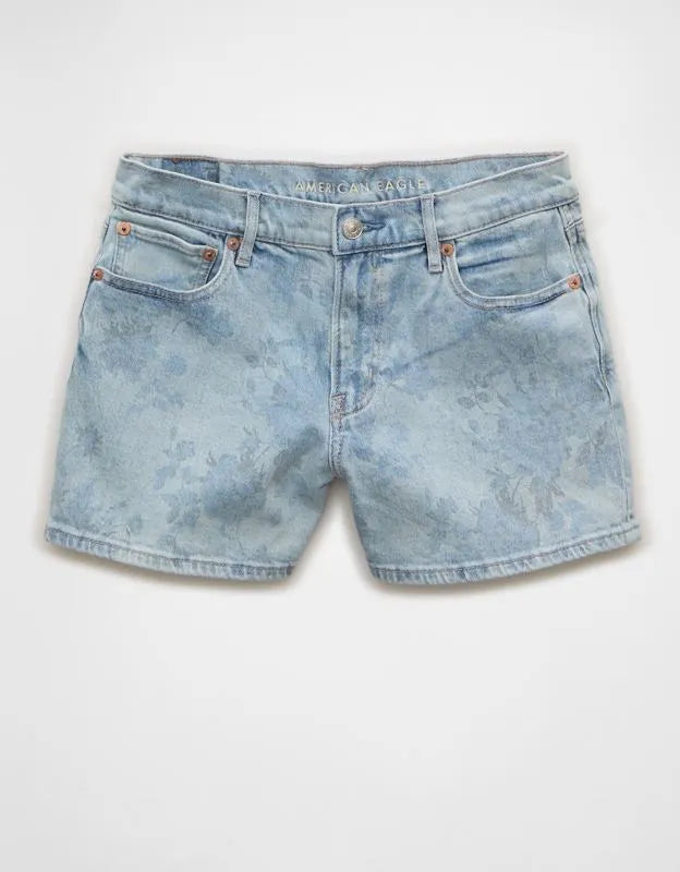 AE Strigid Super High-Waisted Relaxed Denim Short