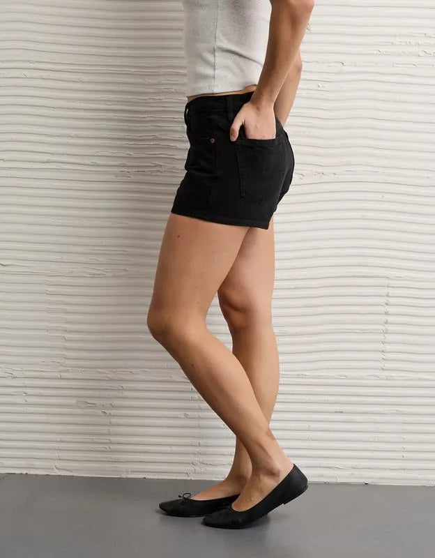 AE 3" Strigid Super High-Waisted Relaxed Denim Short