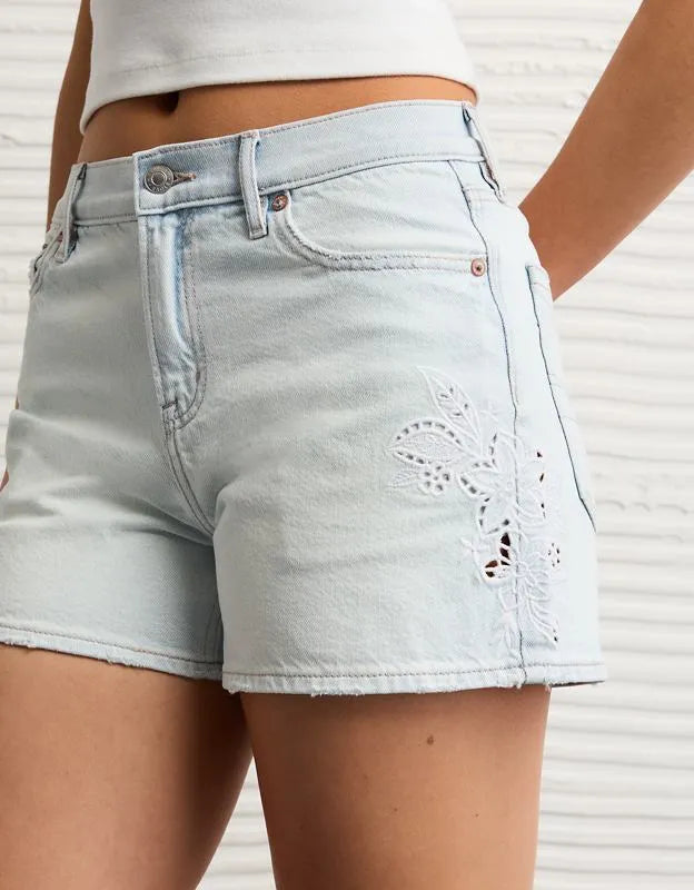 AE 3" Strigid Super High-Waisted Relaxed Denim Short