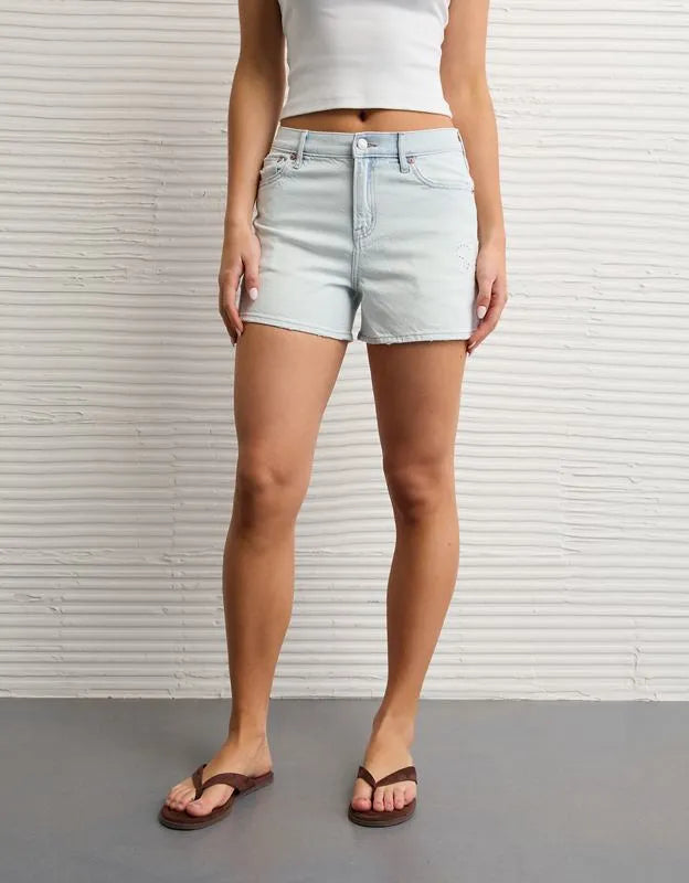 AE 3" Strigid Super High-Waisted Relaxed Denim Short