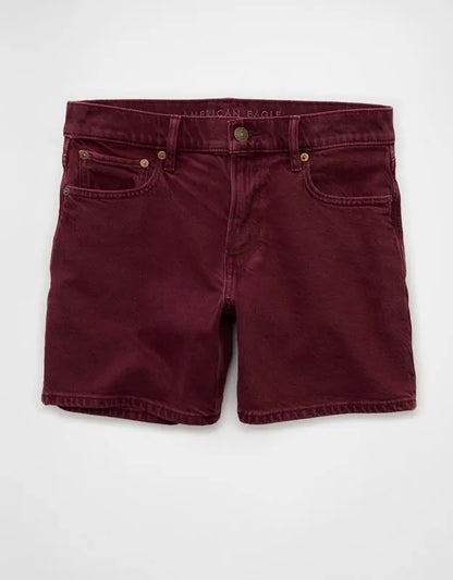 AE 6" Stretch Super High-Waisted Relaxed Denim Short
