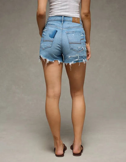 AE Pride 3" Strigid Super High-Waisted Relaxed Denim Short