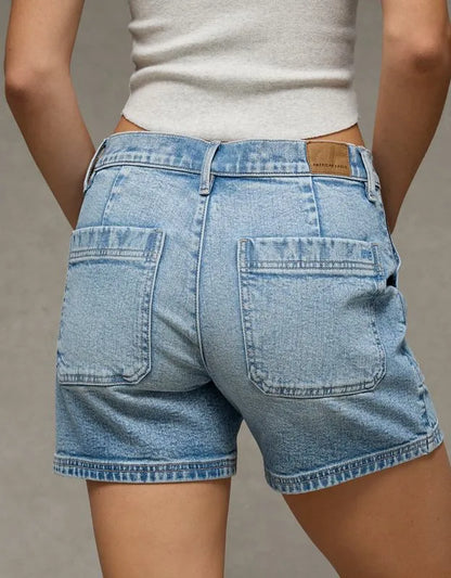 AE 6" Strigid Super High-Waisted Relaxed Denim Short
