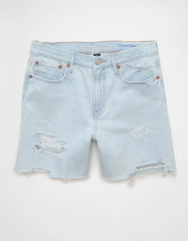 AE 6" Strigid Super High-Waisted Relaxed Denim Short