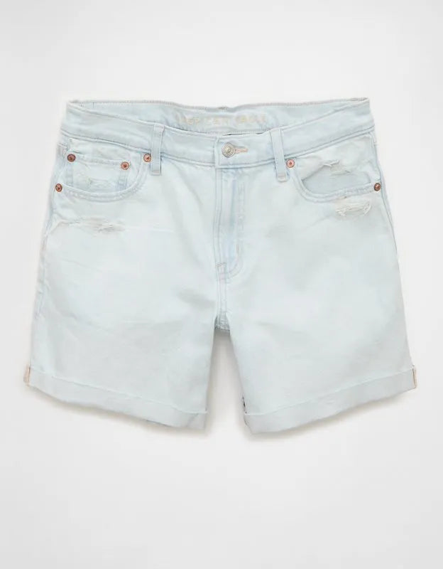 AE 6" Strigid Super High-Waisted Relaxed Denim Short