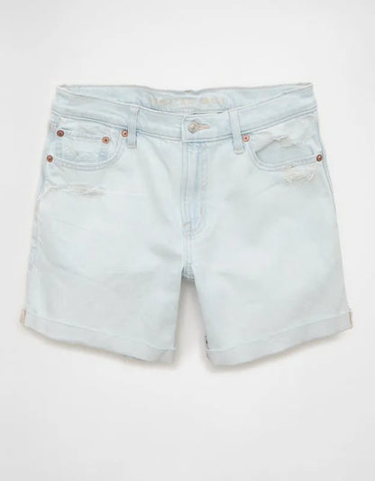 AE 6" Strigid Super High-Waisted Relaxed Denim Short