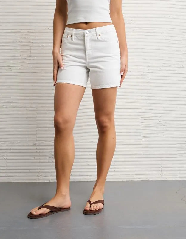 AE 6" Strigid Super High-Waisted Relaxed Denim Short