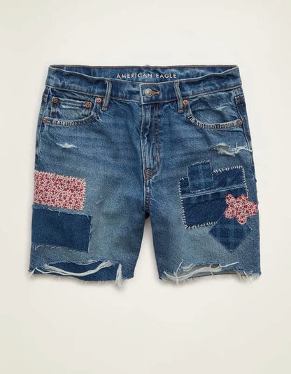 AE 6" Strigid Super High-Waisted Relaxed Denim Short