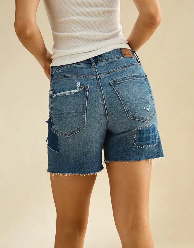 AE 6" Strigid Super High-Waisted Relaxed Denim Short