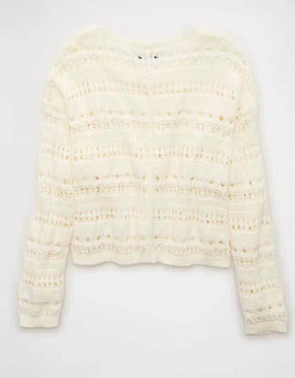 AE Open Stitch Cardigan