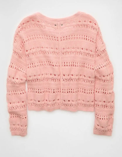 AE Open Stitch Cardigan
