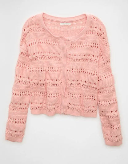 AE Open Stitch Cardigan