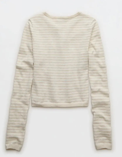 AE Classic Slim Button-Up Cardigan