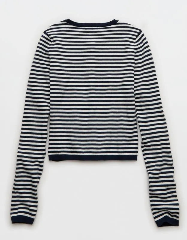AE Classic Slim Button-Up Cardigan