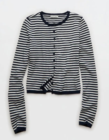 AE Classic Slim Button-Up Cardigan