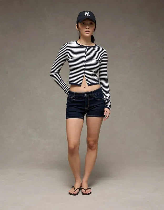 AE Classic Slim Button-Up Cardigan