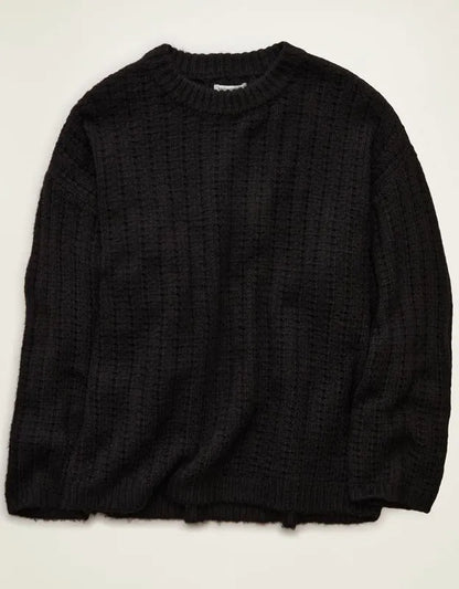 AE Waffle Crew Pullover