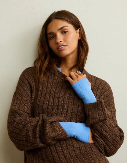 AE Waffle Crew Pullover