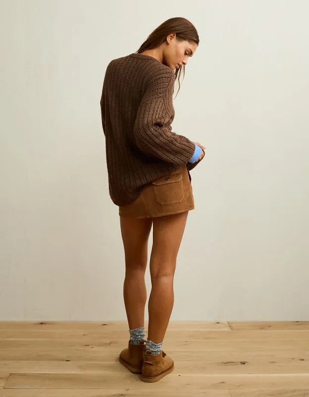 AE Waffle Crew Pullover
