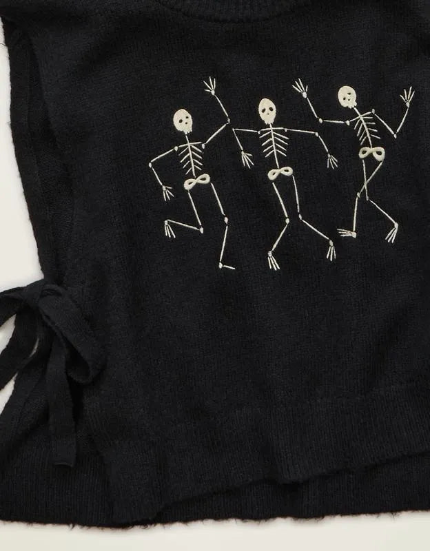 AE Whoa So Soft Skeleton Side-Tie Sweater Vest