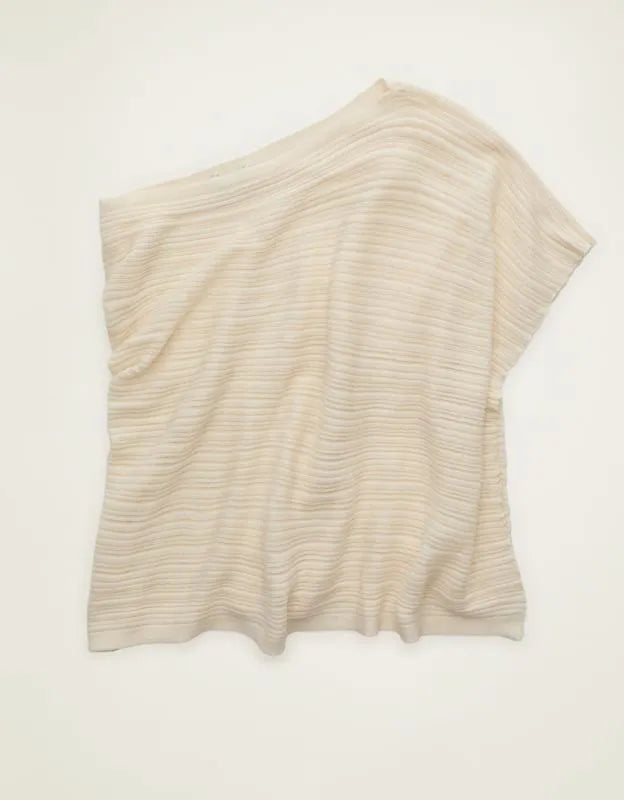 AE Ribbed Sweater Poncho
