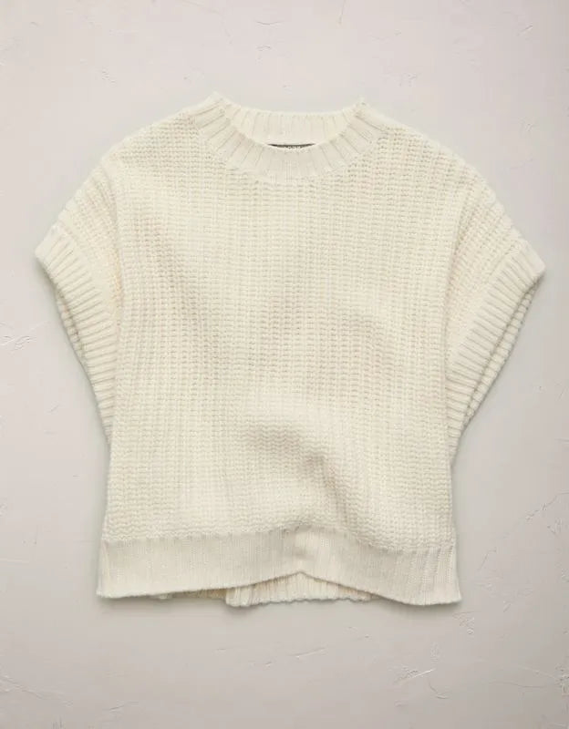 AE77 Shaker Stitch Sweater Vest