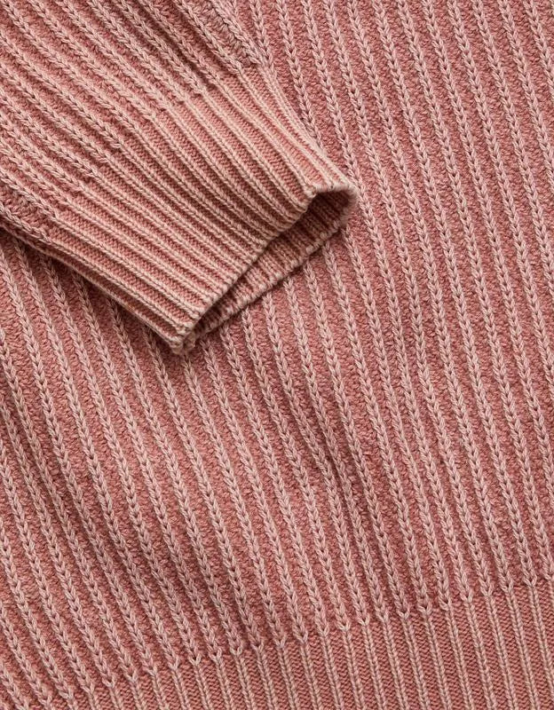 AE77 Shaker Stitch Raglan Sweater